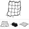 Touring Motorcycle Cargo Net with 6 Hooks, Black view 4