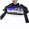 Black Wheelchair Armrest Side Bag with Reflective Strips view 3