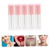 5-Piece Pink 4 mL ABS Lip Gloss Tube Set view 3