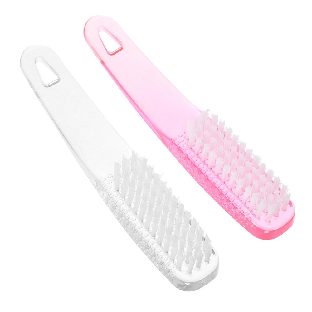 VINTORKY 2-Piece Nail Brush Set with Plastic Handles