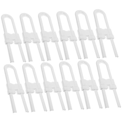 SECFOU 12-Piece No-Screw Sliding Locks, Child Safety Locks for Drawers and Refrigerators