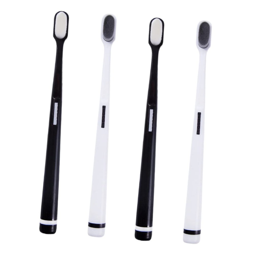 Baluue 4-Pack Manual Toothbrushes for Adults with Soft Bristles