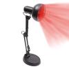 HarBin-Star Infrared Heat Lamp, 220 V 150 W, Red Light, Foldable, Height-Adjustable, Table-Mountable, Black view 2