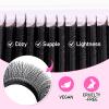 Arison Lashes YY Eyelash Extensions, 0.07 mm, D Curl, 11–14 mm, Premade Y-Shape Volume Fans, 12 Rows, Soft Matte Synthetic Silk view 2