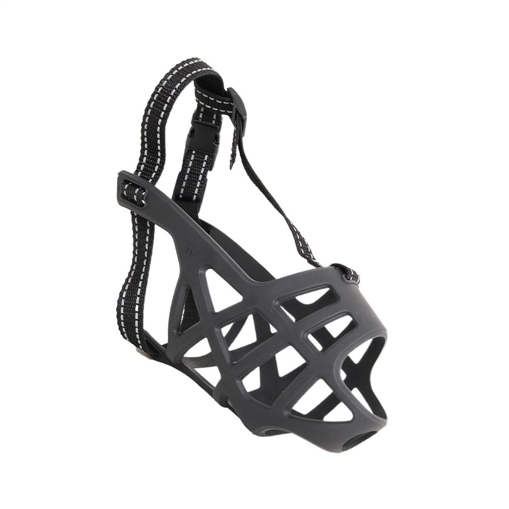 Dog Muzzle | Adjustable Loop Pet Muzzle Portable Cage Muzzle