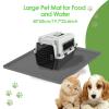 Large Silicone Dog Food Mat with Raised Edge view 3