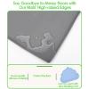 Large Silicone Dog Food Mat with Raised Edge view 4