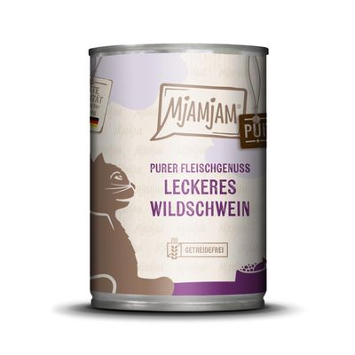 MjAMjAM - Premium Wet Cat Food - Pure Wild Boar, 400g