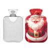 Jolly Christmas Santa Hot Water Bottle, Heating Pad, Heat Pack for Neck, Shoulders and Menstrual Cramps, 2 L view 2