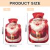 Jolly Christmas Santa Hot Water Bottle, Heating Pad, Heat Pack for Neck, Shoulders and Menstrual Cramps, 2 L view 3