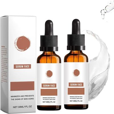2-Piece Organic Facial Oil Serum for Deep Hydration and Firmer-Looking Skin