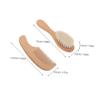 Hoement Wooden Baby Scalp Brush with Comb view 2
