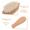 Hoement Wooden Baby Scalp Brush with Comb view 4