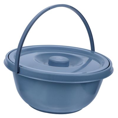 SECFOU Adult PVC Bedpan with Lid, Leak-Resistant Design