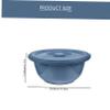SECFOU Adult PVC Bedpan with Lid, Leak-Resistant Design view 2