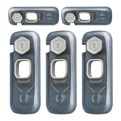 Childproof Refrigerator Lock, 5 Child Safety Locks for Drawers, Refrigerators, and Cabinets