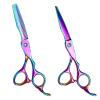 15.2 cm Hair-Cutting Scissors with Pouch, Purple view 3