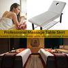 Spa Table Fitted Sheet Cover with Face Hole, Elastic Beauty Bed Sheet, 70 x 190 cm view 2