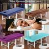 Spa Table Fitted Sheet Cover with Face Hole, Elastic Beauty Bed Sheet, 70 x 190 cm view 3