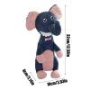 Plush Squeaky Dog Toy view 2