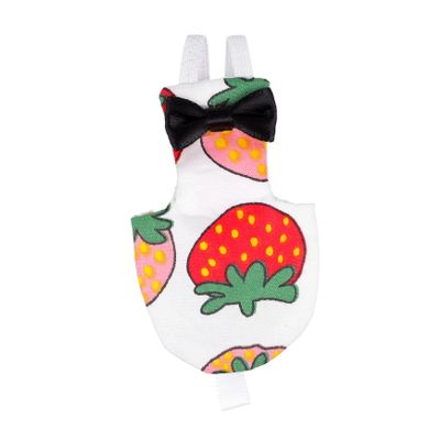 BELLIFFY Bird Diaper Parrot Flight Suit - Strawberry Print