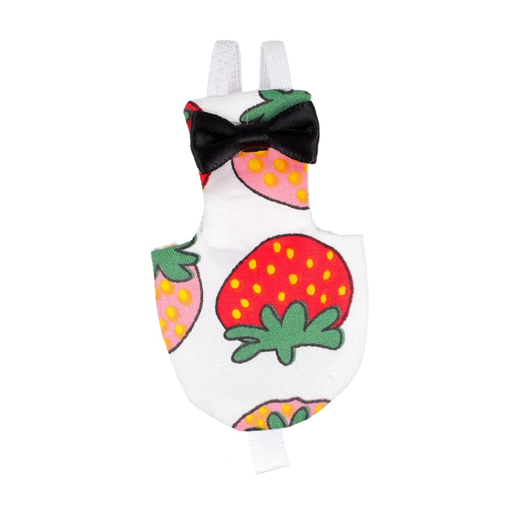 BELLIFFY Bird Diaper Parrot Flight Suit - Strawberry Print