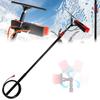 Extendable Solar Panel Cleaning Brush Set with Adjustable Water-Fed Pole and Squeegee, 6 m view 1