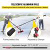 Extendable Solar Panel Cleaning Brush Set with Adjustable Water-Fed Pole and Squeegee, 6 m view 4