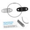 Beatifufu 2-Piece Stainless Steel Furniture Safety Straps with Easy Installation and Anti-Tip Protection view 3