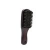 Portable Beard Brush with Natural Bristles and Wooden Handle for Men view 1
