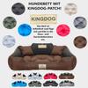 KING DOG Dog Bed for Small Dogs S, 55 x 45 cm, Washable view 3