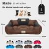 KING DOG Dog Bed for Small Dogs S, 55 x 45 cm, Washable view 4
