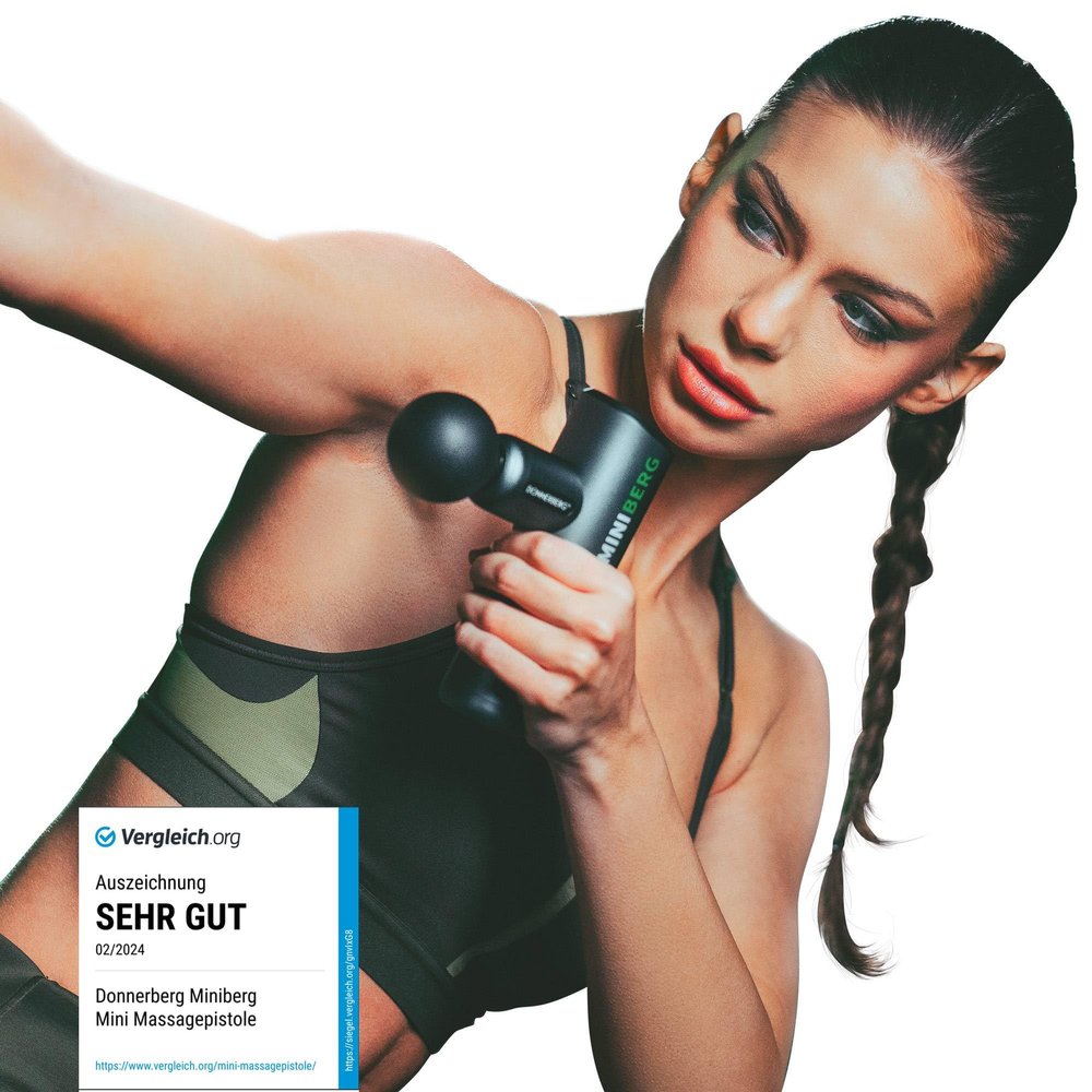 DONNERBERG Miniberg Massage Gun, Test Winner for Muscle Relaxation