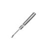 Stainless Steel Forked Cuticle Pusher, Silver Manicure Tool view 1