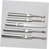 Stainless Steel Forked Cuticle Pusher, Silver Manicure Tool view 3