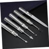 Stainless Steel Forked Cuticle Pusher, Silver Manicure Tool view 4