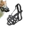 Dog Muzzle, Breathable Basket Muzzle for Dogs - Portable Cage Mouth Guard view 1