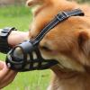 Dog Muzzle, Breathable Basket Muzzle for Dogs - Portable Cage Mouth Guard view 3