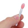 Disposable Silicone Lip Applicators, Pink, 10 Brushes with 2 Retaining Covers view 1
