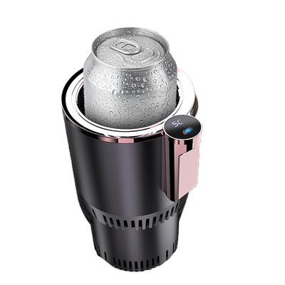 Smart 2-in-1 Car Cup Warmer and Cooler with LED Temperature Display, Touch Control, Purple