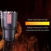 Smart 2-in-1 Car Cup Warmer and Cooler with LED Temperature Display, Touch Control, Purple view 2