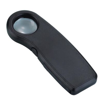 Healeved Handheld Magnifying Glass with LED Light, 20x Magnification, Black