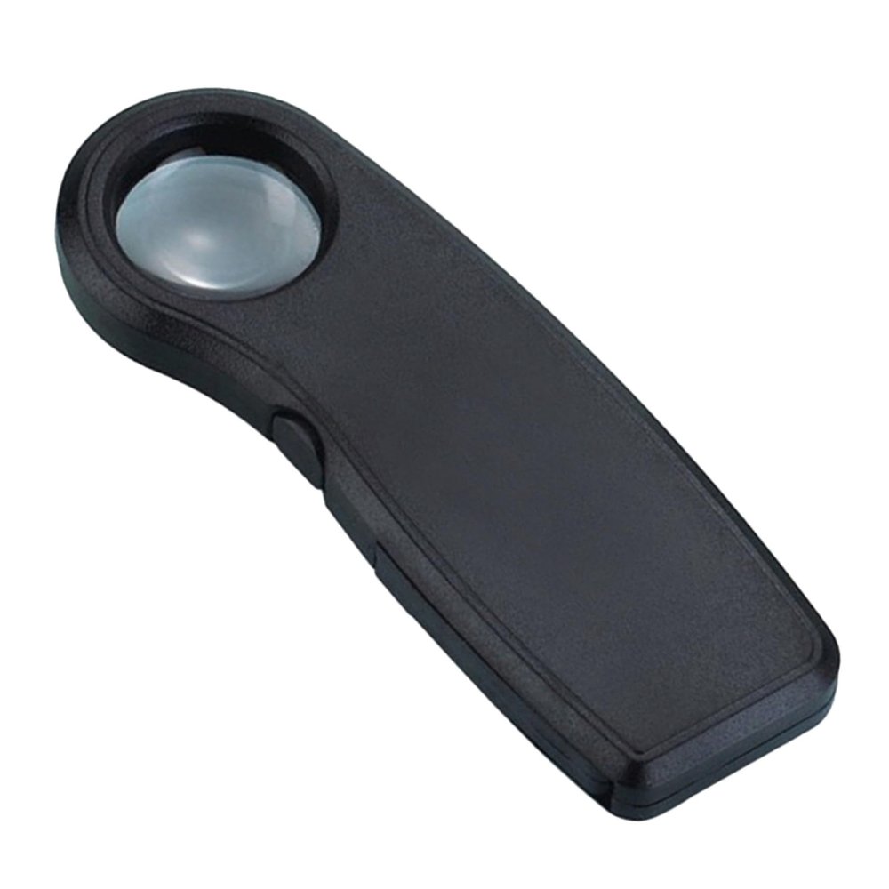 Healeved Handheld Magnifying Glass with LED Light, 20x Magnification, Black