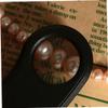 Healeved Handheld Magnifying Glass with LED Light, 20x Magnification, Black view 4