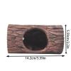 Realistic Resin Log Hide Cave for Reptiles and Amphibians view 2