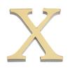 LKXHarleya 3D Alphabet Mirror Wall Decor Letter, Gold Acrylic, 30 cm, Self-Adhesive (X) view 1