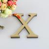 LKXHarleya 3D Alphabet Mirror Wall Decor Letter, Gold Acrylic, 30 cm, Self-Adhesive (X) view 3