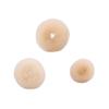 Healeved 3-Piece Beige Donut Hair Bun Maker Set view 1