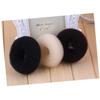 Healeved 3-Piece Beige Donut Hair Bun Maker Set view 3