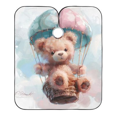 RPLIFE Cute Teddy Bear Haircut Bib, Barber Cape, One Size